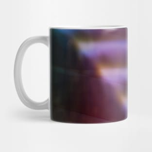 Light abstraction creating waves of different colors Mug